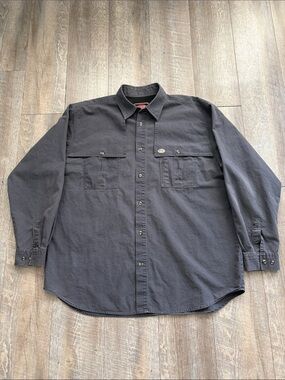 The Australian Outback Collection Button Up Work Wear Long Sleeve Shirt
